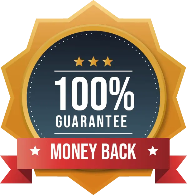 AudiLeaf 180-Day Money Back Guarantee seal